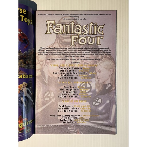 Fantastic Four No.543, 550, 551, 564, 576, 577 (2007-10) Marvel • Comic Book Set - Picture 3 of 16